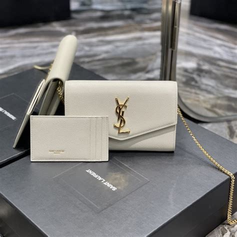 ysl walet on chain small|ysl uptown chain wallet.